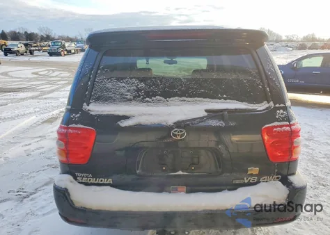 2004 Toyota Sequoia Limited from USA, damaged, VIN 5TDBT48A54S206325